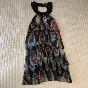 Peacock dress